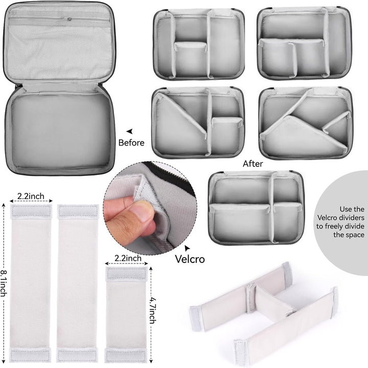 Barber Case Barber Tool Bags Barber Clipper Bag Barber Cases for Clippers and Supplies Professional Barber Accessories Kit Hair Cutting Scissors Storage Bag Shaving Kits (Black)