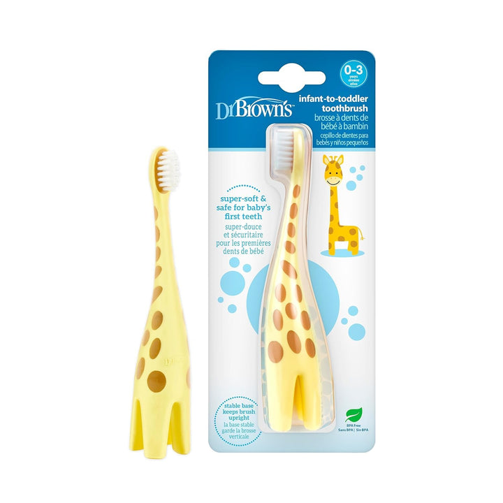 Infant-To-Toddler Toothbrush, Giraffe
