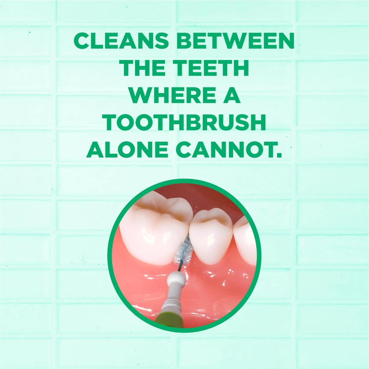 Proxabrush Go-Betweens - Tight - Interdental Brushes - Soft Bristled Dental Picks for Plaque Removal Health - Safe for Braces & Dental Devices, 10 Count (Pack of 4)