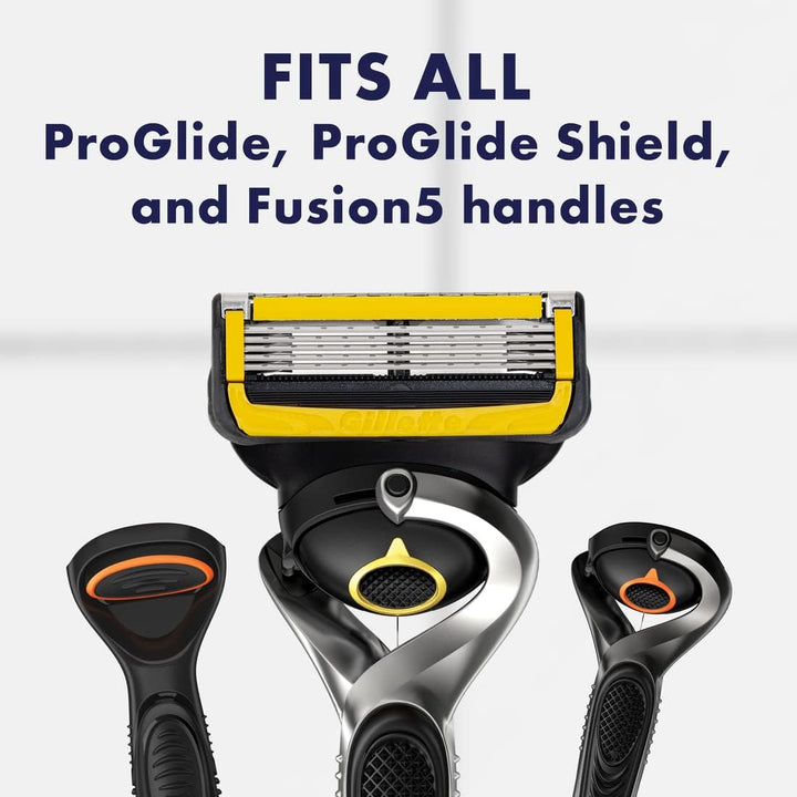 Proglide Shield Men'S Razor, 5 Bladed Razor, with Precision Trimmer, Comfortglide Lubrication, Glide and Comfort, Handle + 4 Blade Refills