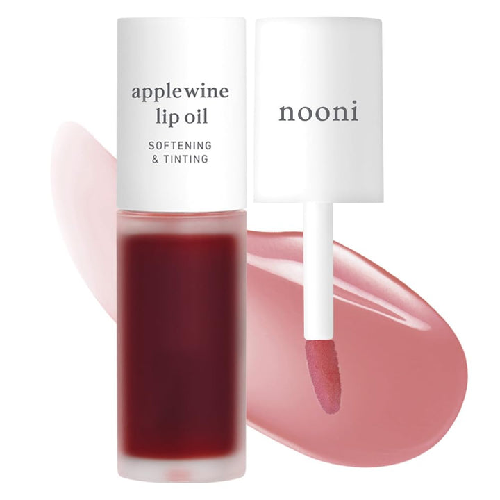 Korean Lip Oil - Applepeony | Long-Lasting, Moisturizing, Plumping, Revitalizing for Dry Lips, Waterproof, No Peel Off, Hydrating, Nourishing Crystal Clear, 0.12 FL Oz