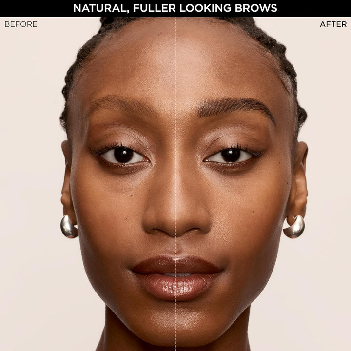 Faux Brow, Hair-Like, Filling Eyebrow Pen with Double-Brush Tip, Fast & Precise Eyebrow Makeup, Dark Brunette, 0.04 Fl Oz