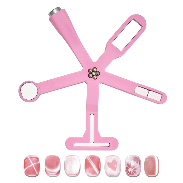 11Pcs Nail Magnet for Cat Eye Gel Nail Polish Magnet Set 5 in 1 Multifunction Wand Cat Eye Magnetic for Nails Cat Eye Magnets Sticks Magnet Nail Polish Design Tools Nail Art DIY