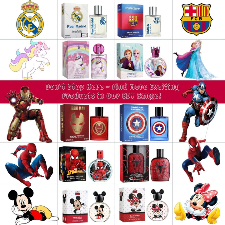 Mickey Mouse, , Fragrance, for Kids, Eau De Toilette, EDT, 3.4Oz, 100Ml, Cologne, Spray, Made in Spain, by Air Val International