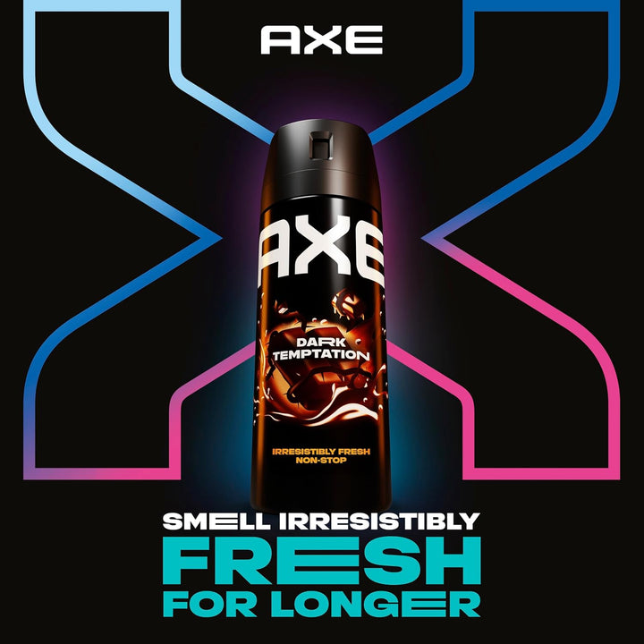 Body Spray Deodorant Dark Temptation for Long Lasting Odor Protection Deodorant for Men Formulated without Aluminum 4.0 Oz