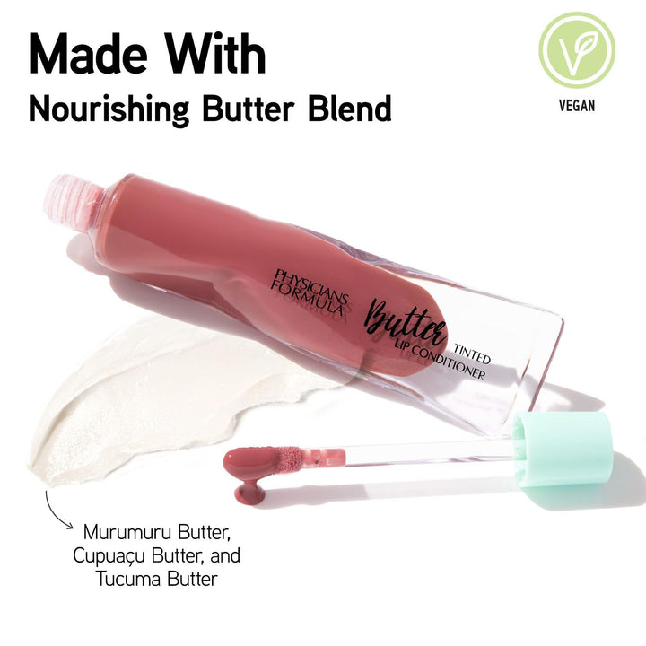 Butter Lip, Easy Smooth Application, Enriched with Amazonian Butter, Tinted & High-Shine Glossy Finish - Brazilian Berry