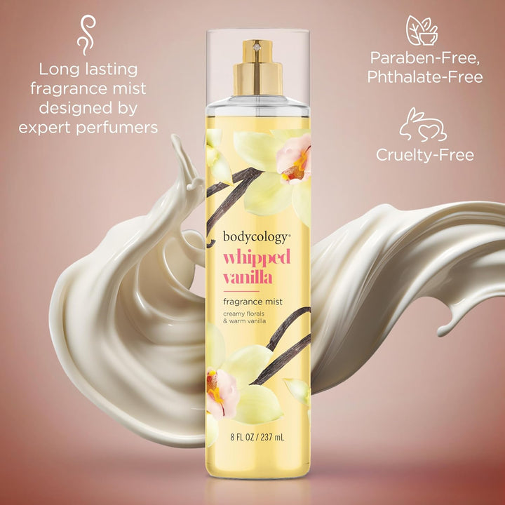 Long-Lasting Fragrance Body Mist, Whipped Vanilla, 8 Fl Oz