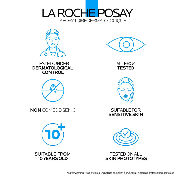 La Roche-Posay Effaclar Salicylic Acid Acne Treatment for Face, Mattifying Acne Gel Cream Spot Treatment for Blackheads, Whiteheads & Pores, Prevents New Pimples, Non-Greasy, Sensitive Skin Safe