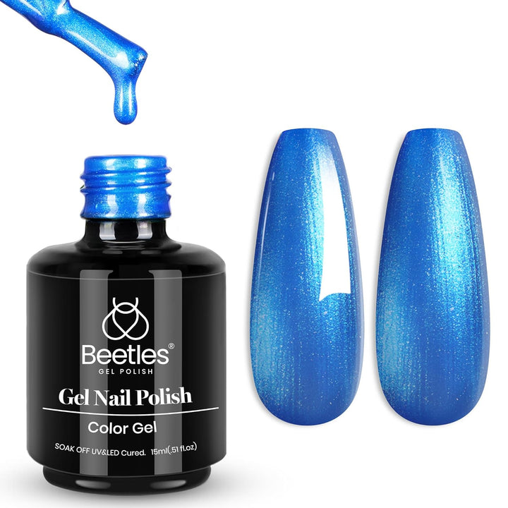 Beetles Black Gel Polish, 1 Pcs 15Ml Audrey Black Nail Polish Color Gel Nail Polish Halloween Nails Soak off Art Manicure Salon DIY Uv Lamp Nail Design Decoration at Home