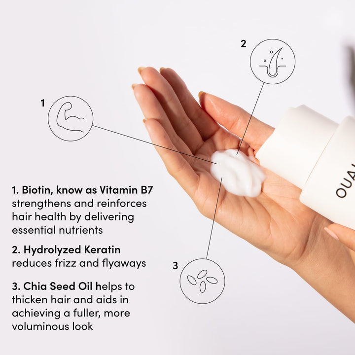 Fine Shampoo and Conditioner Set - Sulfate Free Shampoo and Conditioner for Women & Men - Made with Keratin, Marshmallow Root, Shea Butter & Avocado Oil - Free of Parabens & Phthalates (10 Fl Oz)