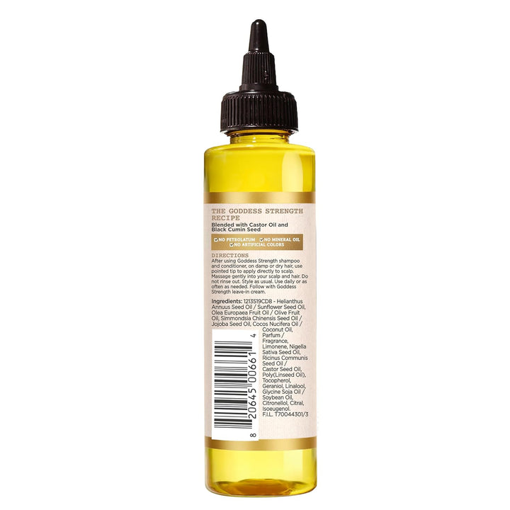 Goddess Strength 7 Oil Blend Scalp and Hair Oil for Waves, Coils and Curls, Hair Treatment with Castor Oil, 4.2 Fl Oz