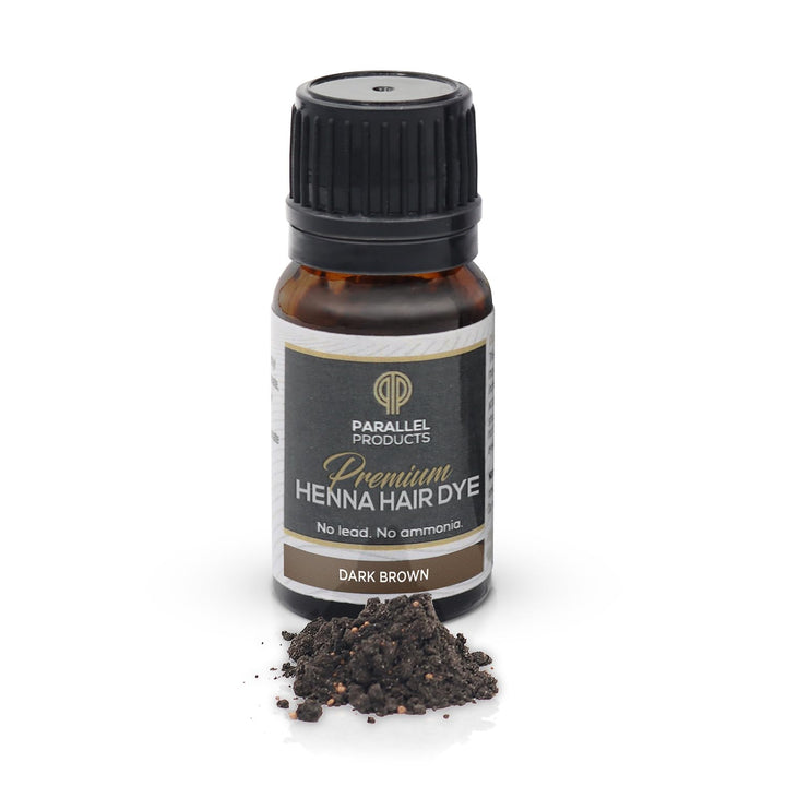 Spot Color Henna Kit - Henna Hair Dye - 3 Grams - Tint for Professional Spot Coloring - with Mixing Dish - Covers Grey Hair - Root Touch up (Dark Brown)