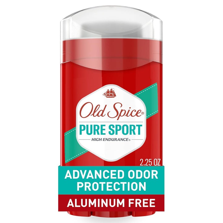 Aluminum Free Deodorant for Men, High Endurance, 24/7 Sweat Defense & Odor Protection, 24/7 Freshness & Lasting Scent, Pure Sport Scent, 3.0 Oz (Pack of 2)