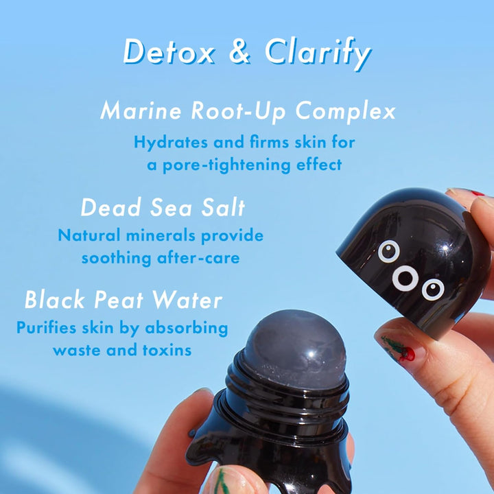 Tako Pore Blackhead Remover Scrub Stick Charcoal & Dead Sea Salt Exfoliator for Blackheads, Whiteheads, Pore Cleansing & Oil Control, 0.8 Oz