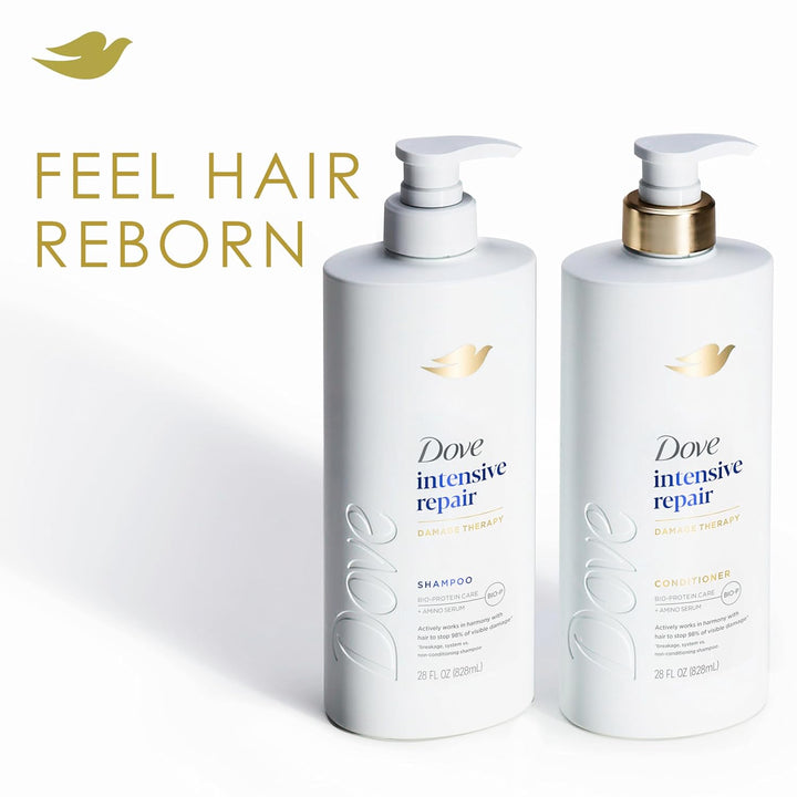 Shampoo Intensive Repair for Damaged Hair with Bio-Protein Care Technology and Amino Serum 28 Fl Oz