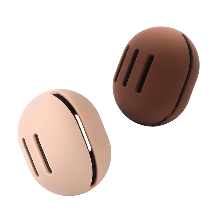 Makeup Sponge Holder – Shatterproof Eco-Friendly Silicone Beauty Make up Blender Case for Travel - Khaki