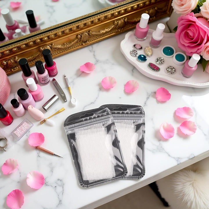 20Pcs Fiberglass Nail Repair Kit - Salon-Grade Builder Wrap Stickers,At-Home Manicure Tools for Broken Nail Extensions and Nail Art Design