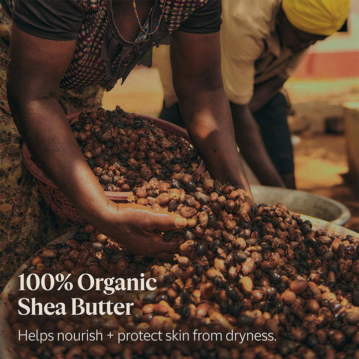 20% Organic Shea Butter Hand Cream, Nourishes & Protects Dry Hands, Fast-Absorbing, Non-Greasy, Leaves Skin Moisturized & Soft, Vegan
