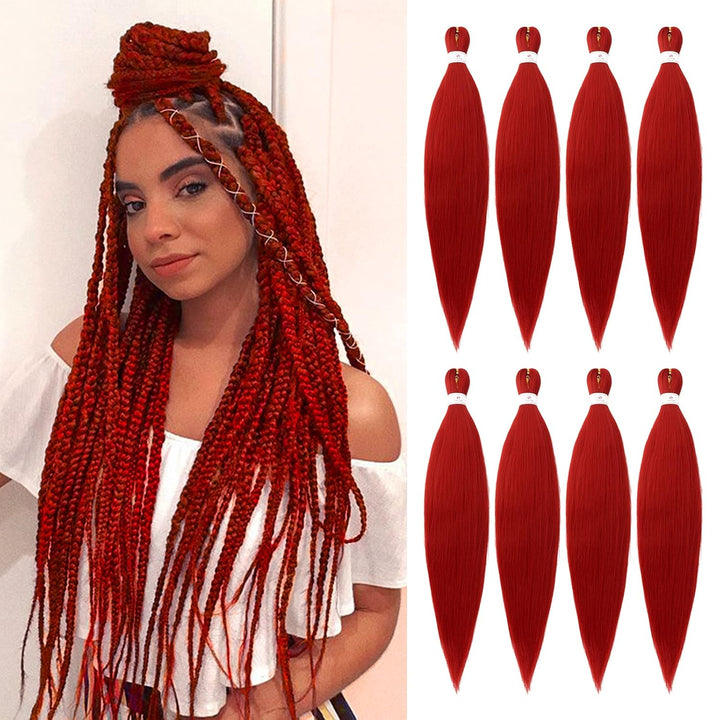 Long Purple Braiding Hair 30 Inch, Pre Stretched Synthetic Braiding Hair for Braids,2 Packs Purple Rumi Hair Extensions for Stage Party Halloween Costume Cosplay