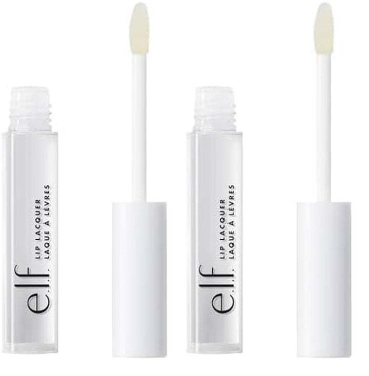 Lip Lacquer, Nourishing, Non-Sticky Ultra-Shine Lip Gloss with Sheer Color, Infused with Vitamins a & E, Vegan & Cruelty-Free, Whisper Pink