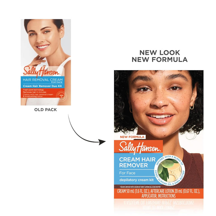 Hair Remover Face 1.6 Fl Oz + Aftercare Lotion 0.67 Fl Oz (Pack of 1)