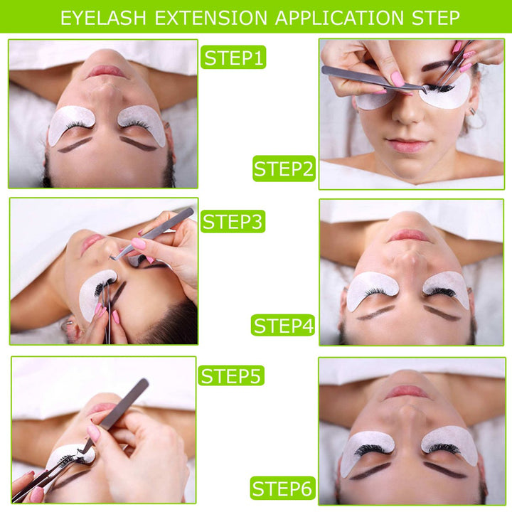 Eye Pads Lash Extensions Kit, 110 Pairs Hydrogel Patch Gel Pad Beauty Makeup Tool for under Eyes Eyelash Extension