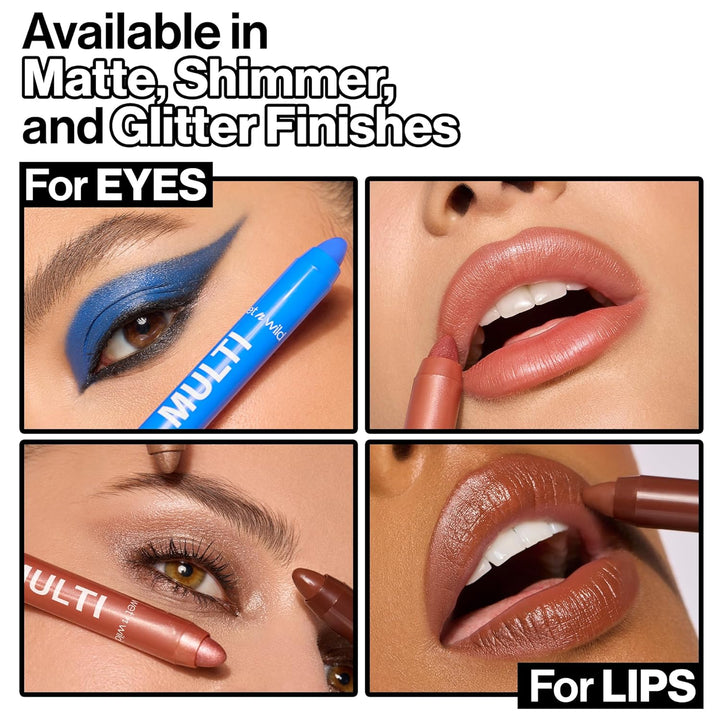 Color Icon Cream Eyeliner Eyeshadow Multi-Stick, Moisturizing, Nourishing Velvety Cream-To-Powder Buildable & Blendable Formula, Cruelty-Free & Vegan - Nocturnal Behavior