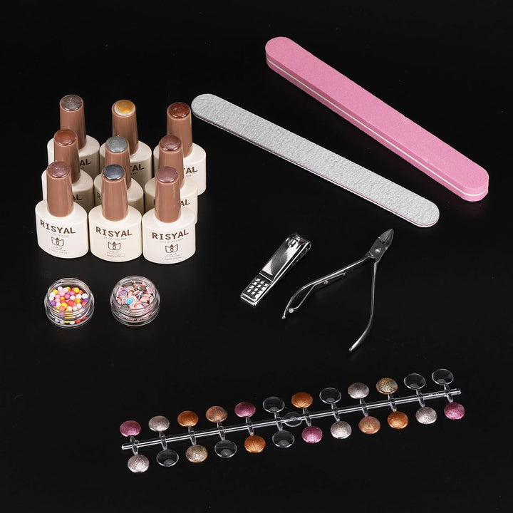 240 Pcs Nail Polish Swatch Dots round False Nail Display Tips Transparent Nail Art Color Display Chart with Adhesive Sticker for Nail Polish Training Practicing