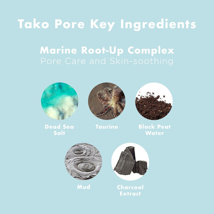 Tako Pore Blackhead Remover Scrub Stick Charcoal & Dead Sea Salt Exfoliator for Blackheads, Whiteheads, Pore Cleansing & Oil Control, 0.8 Oz