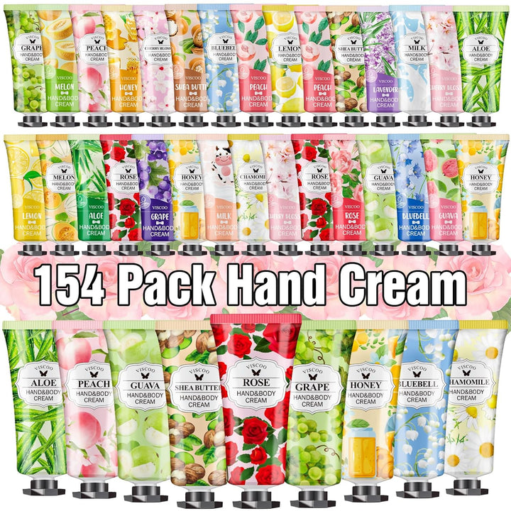 7 Pack Hand Cream Gifts Set for Women,Stocking Stuffers for Women,Teengirls,Christmas Gifts Bulk Gifts,Small Gifts,Mini Moisturizing Hand Lotion Travel Size in Bulk for Dry Cracked Hands