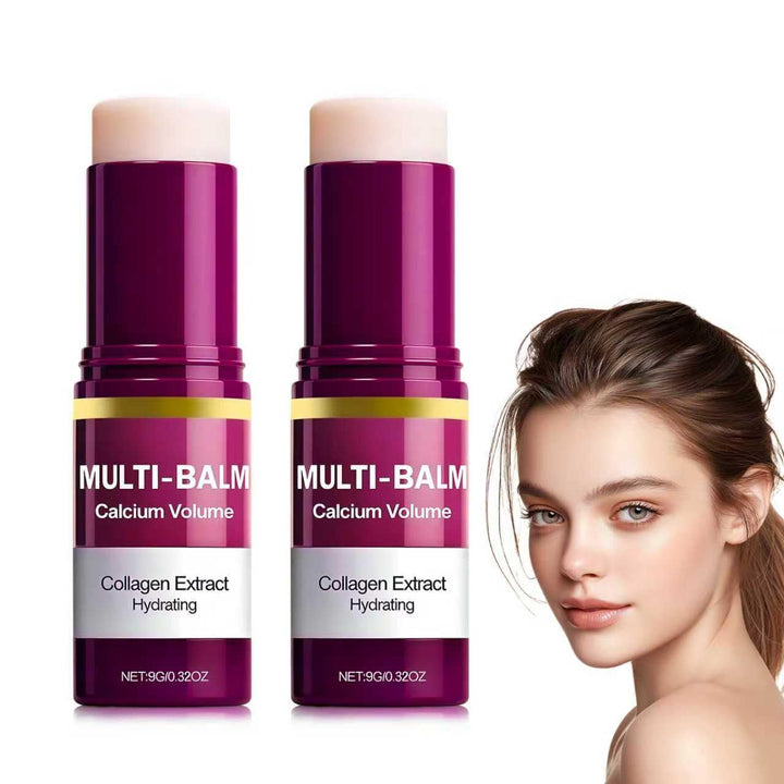 Cemenrete Calcium Multi Balm, Calcium Volume Multi Balm, Korean Collagen Moisturing Stick,Wrinkle Core Stick, Moisturizing Cream, Hydrating, Firming Skin, Suitable for Eyes, Neck, Face