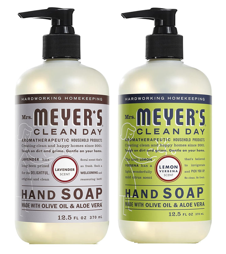 CLEAN DAY Hand Soap, Made with Essential Oils, Biodegradable Formula, Rain Water, 12.5 Fl. Oz - Pack of 3