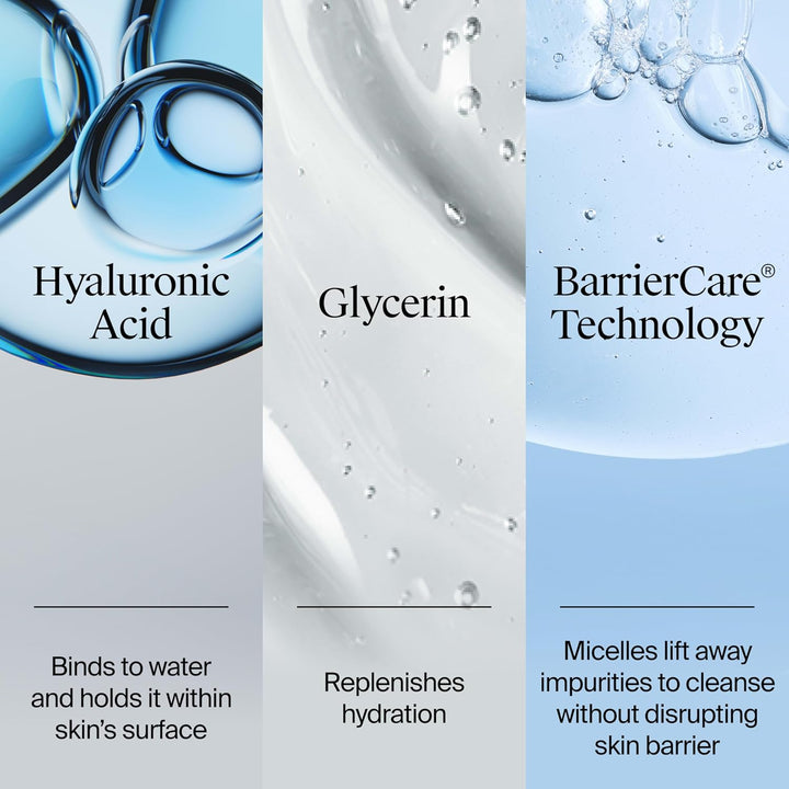 Hydro Boost Face Wash, Fragrance Free, Hydrating Facial Cleanser with Hyaluronic Acid, Daily Foaming Face Wash & Makeup Remover, Hypoallergenic Gel Cleanser, 7.8 Fl. Oz