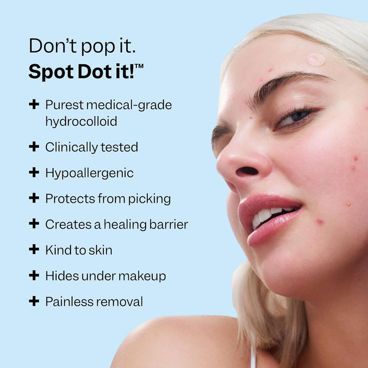 - Acne Spot Dots (30 Ct) - Hydrocolloid Pimple Patches for Face - Absorb Gunk, Protect Picking & Support Healing - 3 Sizes (7, 10, & 12Mm) - Vegan, Cruelty Free, Korean Skin Care & Beauty