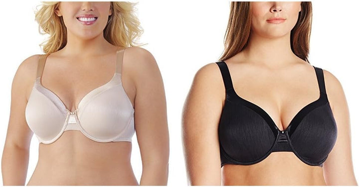 Women'S Illumination Full Figure Zoned-In Support Bra, Lightly Lined Cups up to DD