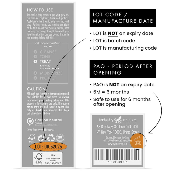 Vitamin C Face Serum - Skin Care for Dark Spots, Vitamin C Serum with Hyaluronic Acid, Ferulic Acid, & Vit E - anti Aging and Skin Brightening, Pure Vit C Facial Care - 30 Ml