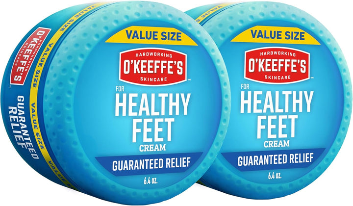 for Healthy Feet Foot Cream - 3.2 Oz Jar (1 Pack) - Guaranteed Relief for Extremely Cracked, Dry Feet, Repairing Skincare, Instantly Boosts and Retains Moisture Levels