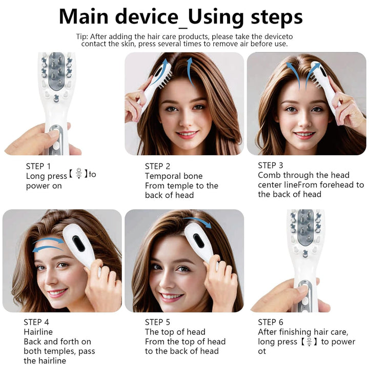 Laser Therapy Hair Growth Comb, Models: Lasercomb-001,Therapy Brush, Therabrush for Hair Growth