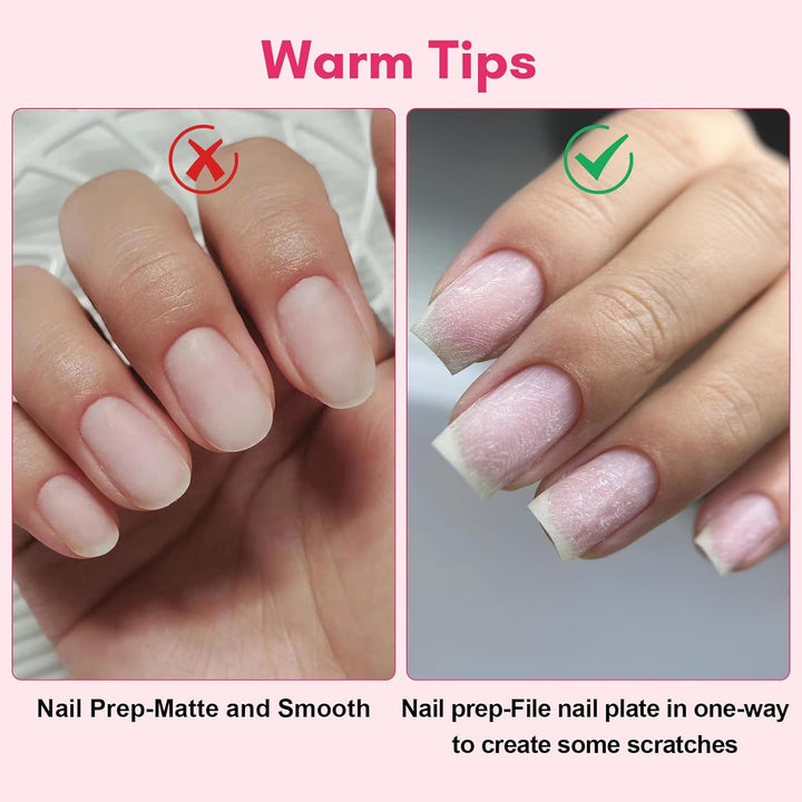 Super Strong Nail Glue for Press Ons: Acrylic Nail Tips-Fake Nails-Salon Quality, Brush On, Quick Dry, Easy Application Durable & Long-Lasting Fast Glue False Nails, Hema Free