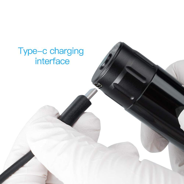 Mast Tour Cordless Tattoo Pen Machine Kit, Professional Rotary Cartridges Tattoo Gun, Replacement Tattoo Battery Power Supply QP-001