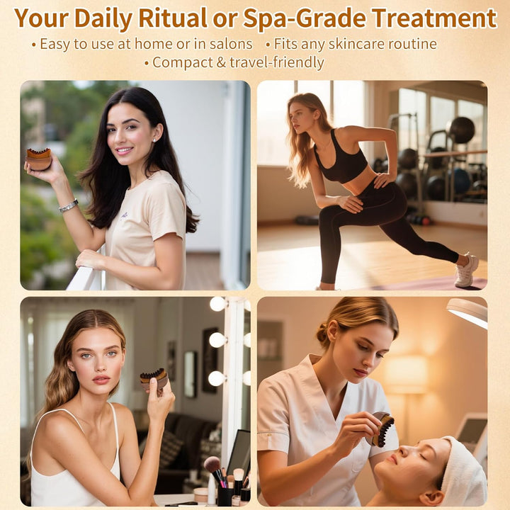 New Lymphatic Contour Face Brush, Dry Brushing Face Brush, Lymphatic Drainage Device for Face and Body, Chin & Jawline Sculpting, Ergonomically Designed to Fit the Skin Precisely and Relieve Fatigue