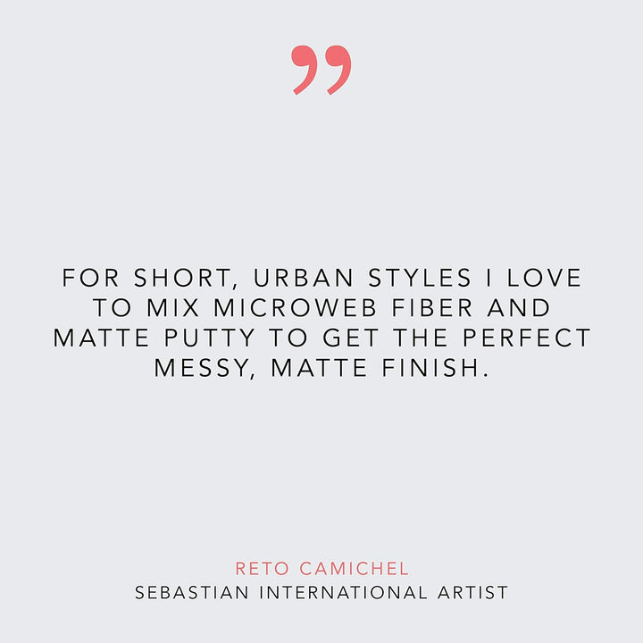 Professional Microweb Fiber Hair Styling Texturizer | Remoldable, Silky Soft Finish, & Flexible Hold | Travel Size, 1.5 Fl Oz