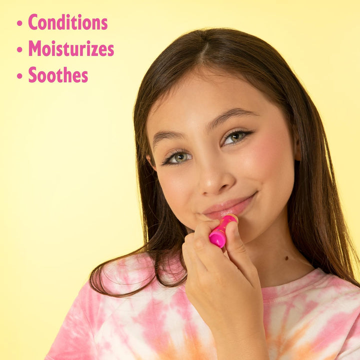 Lippy Pals Unicorn, Flavored Moisturizing & Smoothing Soft Shine Lip Balm, Hydrating & Protecting Fun Tasty Flavors, Cruelty-Free & Vegan - Unicorn Magic