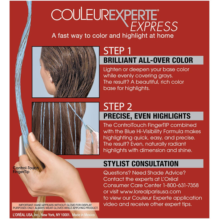 Couleur Experte 2-Step Home Hair Color and Highlights Kit, French Éclair