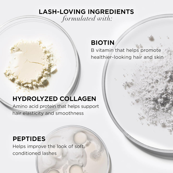 Superhero Mascara – Volumizing & Lengthening Black Mascara, Buildable Lash Volume, Collagen, Biotin, Peptides, Lifting & Curling Formula, Super Black Pigment, Suitable for Sensitive Eyes