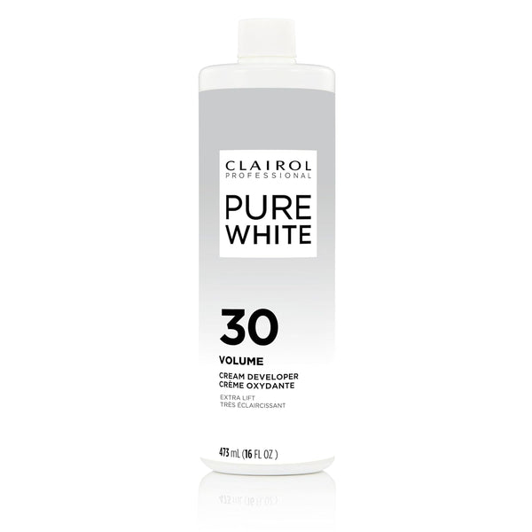 Pure White 30 Volume Hair Developers for Lightening & Gray Coverage