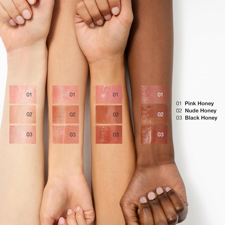 Almost Lipstick Tinted Lip Balm in 3 Iconic Shades Black Honey, Pink, and Nude Honey | Sheer + Lightweight