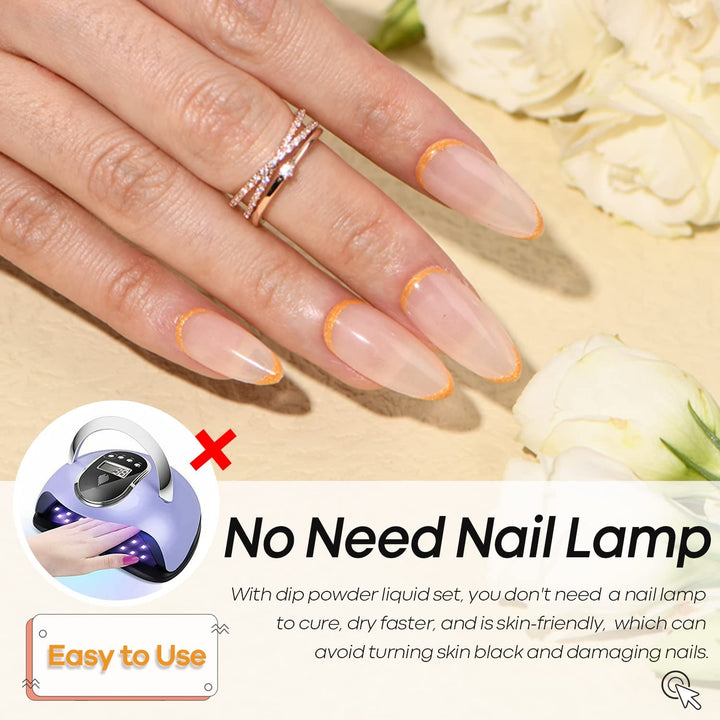 Dip Powder Base Coat 15 Ml for Nail Dipping Powder Set French Nails Art Manicure Beginner DIY Salon