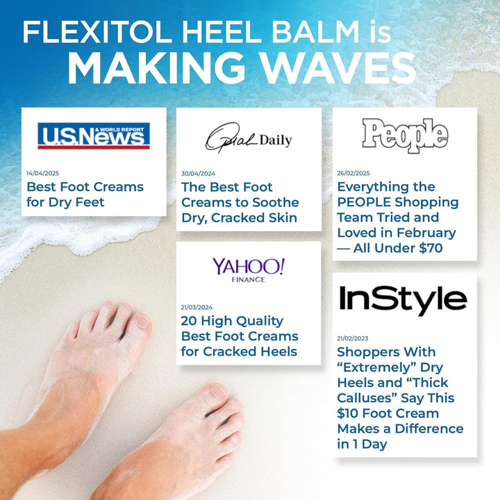 Heel Balm, Rich Moisturizing & Exfoliating Foot Cream, Original Version, 4 Oz