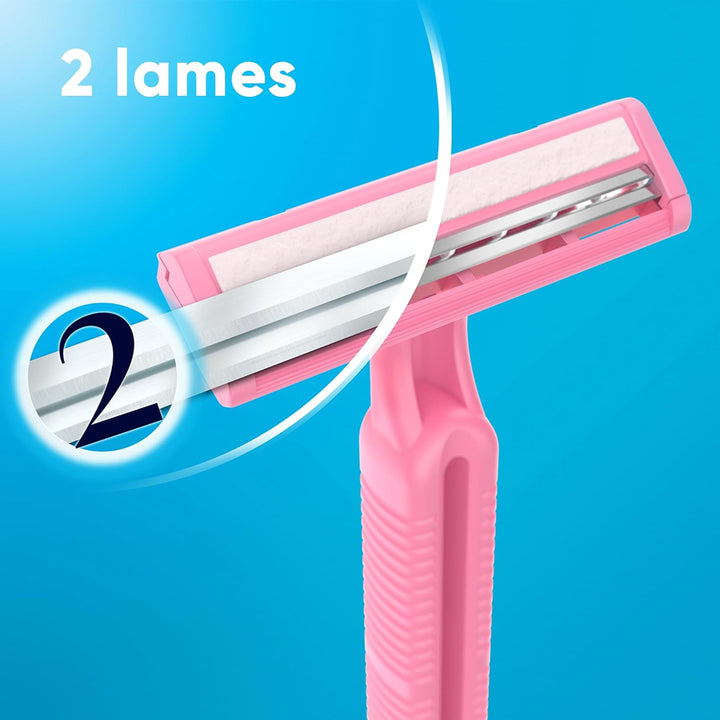 Venus Daisy Classic Disposable Razors for Women, 18 Count, Hair Removal for Women